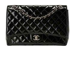 Maxi Classic Single Flap, Patent, Black, 135533383 (2009/10), 1*